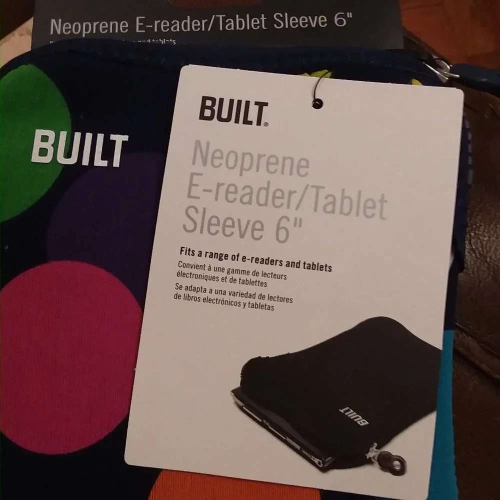 Built neoprene e-reader/tablet sleeve 6